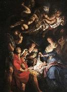 unknow artist Adoration of the Shepherds painting